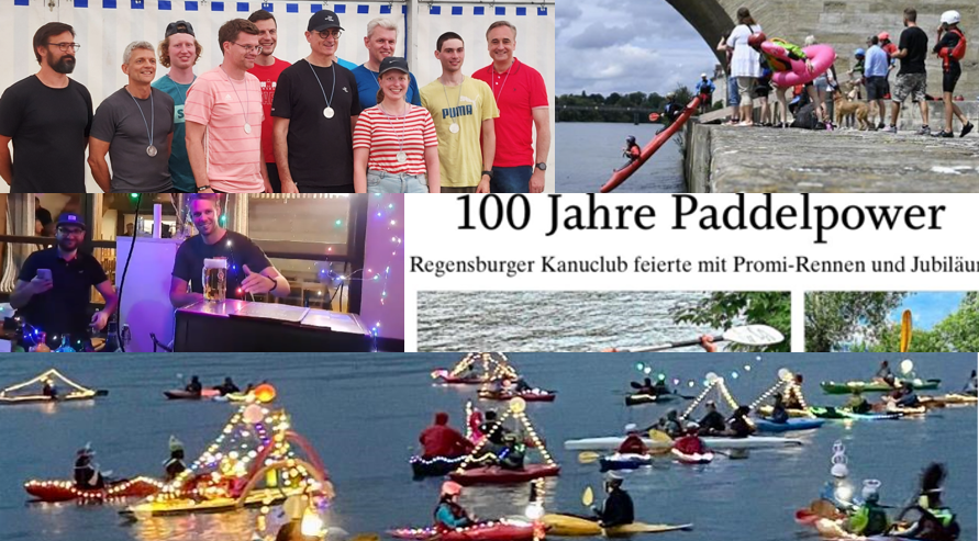 100-Jahr-Feier des Regensburger Kanuclubs